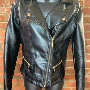 Black Pleather Jacket